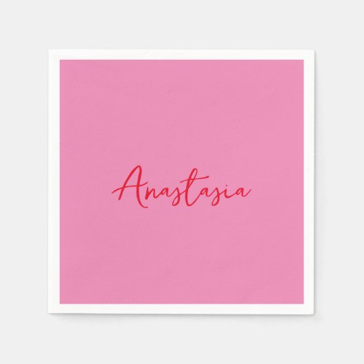 Berufliche Kalligraphie Serviette (Vorderseite)