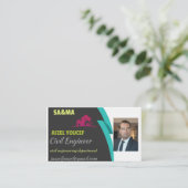 BERUFLICHE KARTE (Stehend Vorderseite)