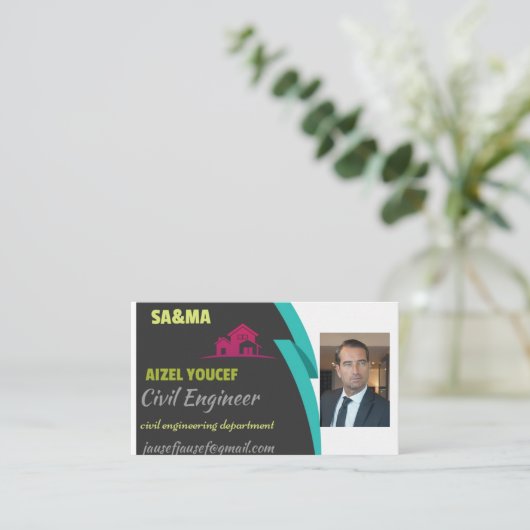 BERUFLICHE KARTE (Stehend Vorderseite)