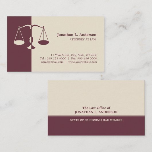 Berufliche Karten (Vorne/Hinten)