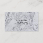 Berufliche Karton-Visitenkarte Visitenkarte (Rückseite)