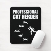 Berufliche Katze Herder Funny Herding Katzen Mousepad (Mit Mouse)