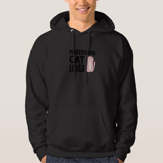 Berufliche Katze Katze Eigentümer Katzen Ausbilder Hoodie (Vorderseite)
