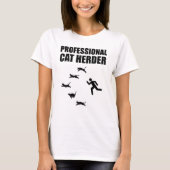Berufliche Katzen Herder Funny Herde Katzen T-Shirt (Vorderseite)