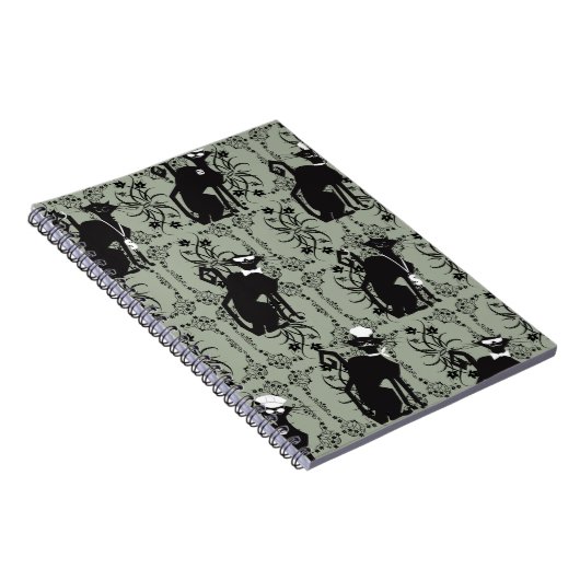 Berufliche Katzen, passend, 80-Seiten-Notebook Notizblock (Rechte Seite)