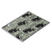 Berufliche Katzen, passend, 80-Seiten-Notebook Notizblock (Linke Seite)