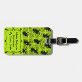 Berufliche Katzen stellen Gepäckmarke aus Gepäckanhänger (Vorderseite horizontal)