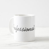 Berufliche Käufer-Tasse Kaffeetasse (Vorderseite Links)