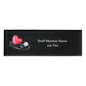 Berufliche Kennnummer des medizinischen Personals Namenschild (Vorderseite)