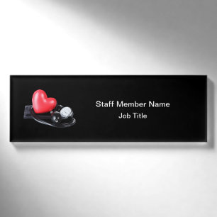 Berufliche Kennnummer des medizinischen Personals Namenschild