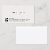 Berufliche Kenntnisse auf einfache Weise Visitenkarte (Vorne/Hinten)