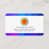 Berufliche Kinderbetreuung an den Grenzen Visitenkarte (Rückseite)