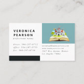 Berufliche Kinderbetreuung Visitenkarte (Rückseite)