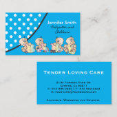 Berufliche Kinderbetreuung Visitenkarte (Vorne/Hinten)