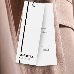 Berufliche Kleidungsmarken Hang Tags