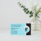 Berufliche Klempner Einmalige Visitenkarten Visitenkarte (Stehend Vorderseite)