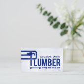 Berufliche Klempnerdienste - Klempner Visitenkarte (Stehend Vorderseite)