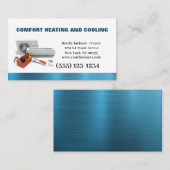 Berufliche Klimaanlage Heizung Visitenkarte (Vorne/Hinten)