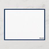 Berufliche Korrespondenzkarten Postkarte (Rückseite)