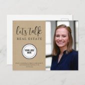 Berufliche Kraft Paper Real Anwesen Marketing Postkarte (Vorne/Hinten)