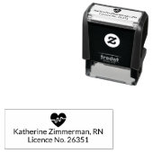 Berufliche Krankenversicherung Permastempel (Beispiel)