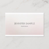 Berufliche kreative Designfarbe Harmonie Luxus Visitenkarte (Vorderseite)