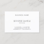 Berufliche kreative Designfarbe Harmonie Luxus Visitenkarte (Rückseite)