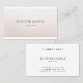 Berufliche kreative Designfarbe Harmonie Luxus Visitenkarte (Vorne/Hinten)