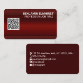 Berufliche Kreditkartengestaltung im Unternehmen m Visitenkarte (Vorne/Hinten)