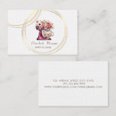 Berufliche Kreise Blumenkuchelmischung Visitenkarte (Vorne/Hinten)