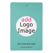 Berufliche, kundenspezifische Business-Chic-Marken Mini Klemmbrett (Rückseite)