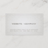 Berufliche kundenspezifische visitenkarte (Rückseite)