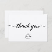 Berufliche Kundenzufriedenheit Dankeskarte (Vorne/Hinten)