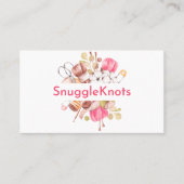 Berufliche Kunst Schönes Knittern Rosa Niedlich Visitenkarte (Vorderseite)
