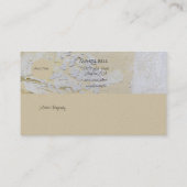 Berufliche Künstlerin (Landschaft) Textur Visitenkarte (Rückseite)