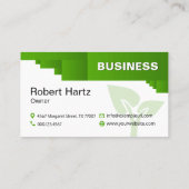 Berufliche Landschaften Modern modern und sauber Visitenkarte (Rückseite)