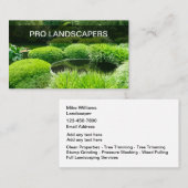 Berufliche Landschaften, moderne Visitenkarten Visitenkarte (Vorne/Hinten)