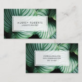 Berufliche Landschaftsarchitektur Tropische Pflanz Visitenkarte (Vorne/Hinten)