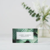 Berufliche Landschaftsarchitektur Tropische Pflanz Visitenkarte (Stehend Vorderseite)