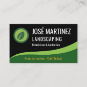 Berufliche Landschaftsaufklärung Visitenkarte (Vorderseite)