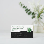 Berufliche Landschaftskarten Visitenkarte (Stehend Vorderseite)