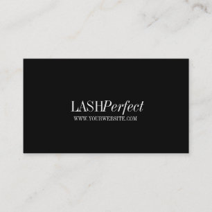 Berufliche Lash-Erweiterungen Makeup Artist Visitenkarte