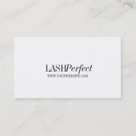 Berufliche Lash-Erweiterungen Makeup Artist Visitenkarte