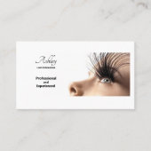 Berufliche Lash Extension Stylist Business Cards Visitenkarte (Vorderseite)