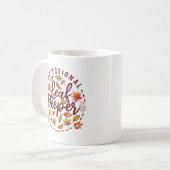 Berufliche Leaf Peeper Herbst Farbige Blätter Kaffeetasse (Vorderseite Links)