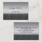 Berufliche Leopardensilbe Visitenkarte (Vorne/Hinten)