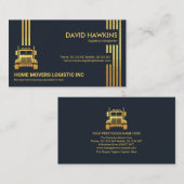 Berufliche Lines für LKW-Fahrer Visitenkarte (Vorne/Hinten)