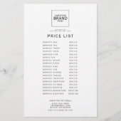 Berufliche Liste benutzerdefinierter Logos Flyer (Vorne)