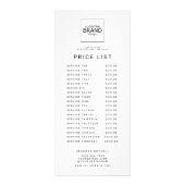 Berufliche Liste benutzerdefinierter Logos Werbekarte (Vorne)