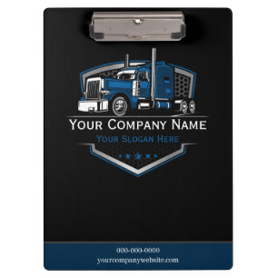 Berufliche LKW-Abschleppfirma Klemmbrett